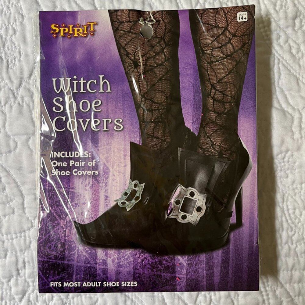 Spirit Witch Shoe Covers NWT OS